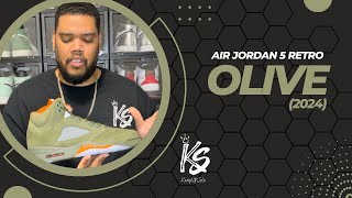 Air Jordan 5 Retro Olive 2024 - Sneaker Review
