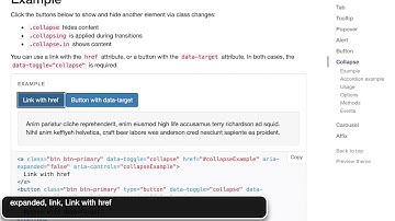 Bootstrap collapse plugin