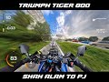 Tiger800 xrx shah alam  pj triumphtiger800  insta360onex3