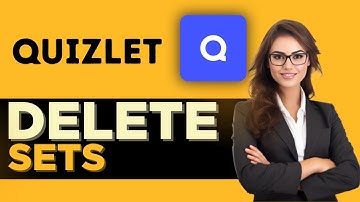 How to Delete Quizlet Sets - NEW UPDATE