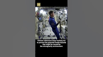 How does Shenzhou-13 crew keep fit in the space?