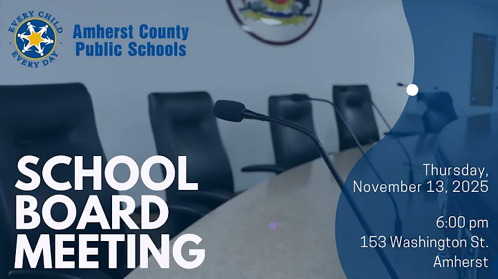 ACPS  Regular School Board Meeting - Thursday, November 13, 2025