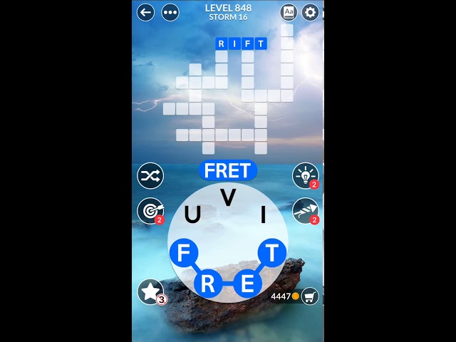 Wordscapes Level 848 | Answers - YouTube