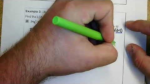 12.5 Adding and Subtracting Rational Expressions