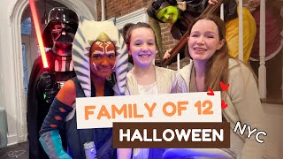 Family of 12 in NYC ❤Halloween 2023