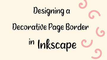 Designing a Cute Page Border in Inkscape [CC]