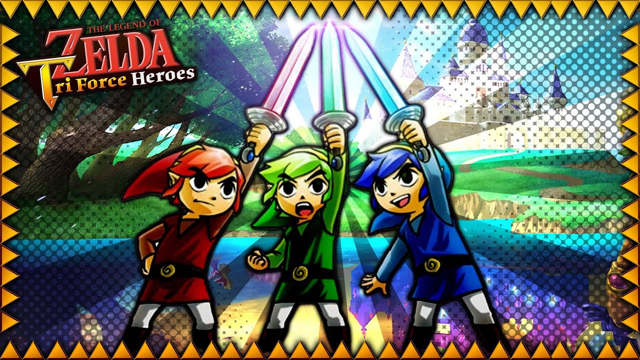 Speedart - The Legend of Zelda Triforce Heroes Wallpaper - YouTube