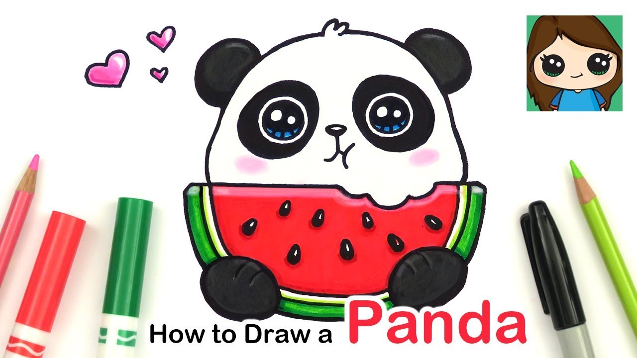 HOW TO DRAW A CUTE PANDA