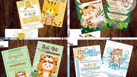 Tổng hợp các mẫu thiệp mời thôi nôi đẹp cho bé được ưa thích nhất