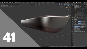 Blender 2.8 Car Modeling Tutorial - Part 41 (Rear Bumper Guide Continued)