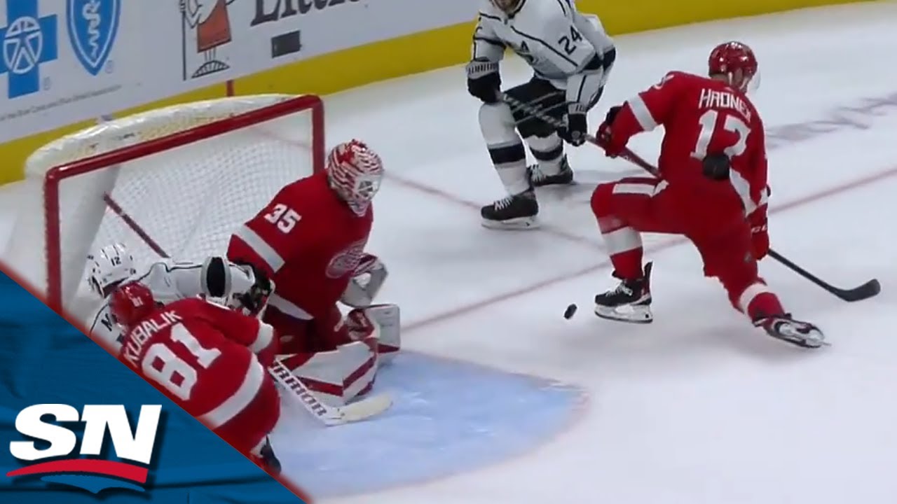 Kings Snatch Overtime Win After Puck Bounces in Off of Filip Hronek