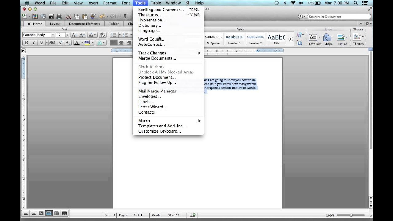 how to paginate in word for mac