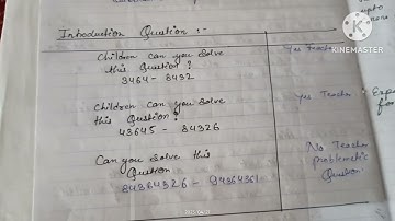 The lesson plan class 5 addition - subtraction chapter2