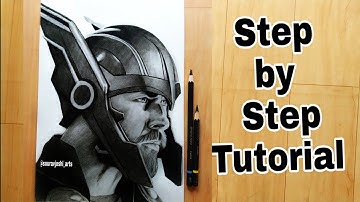 How I draw Thor | step by step