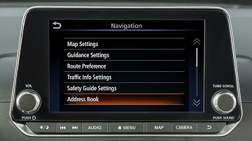 2022 Nissan Altima - Navigation Settings (if so equipped)