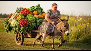 Fat Women Riding The Donkey سيدة تركب الحمار