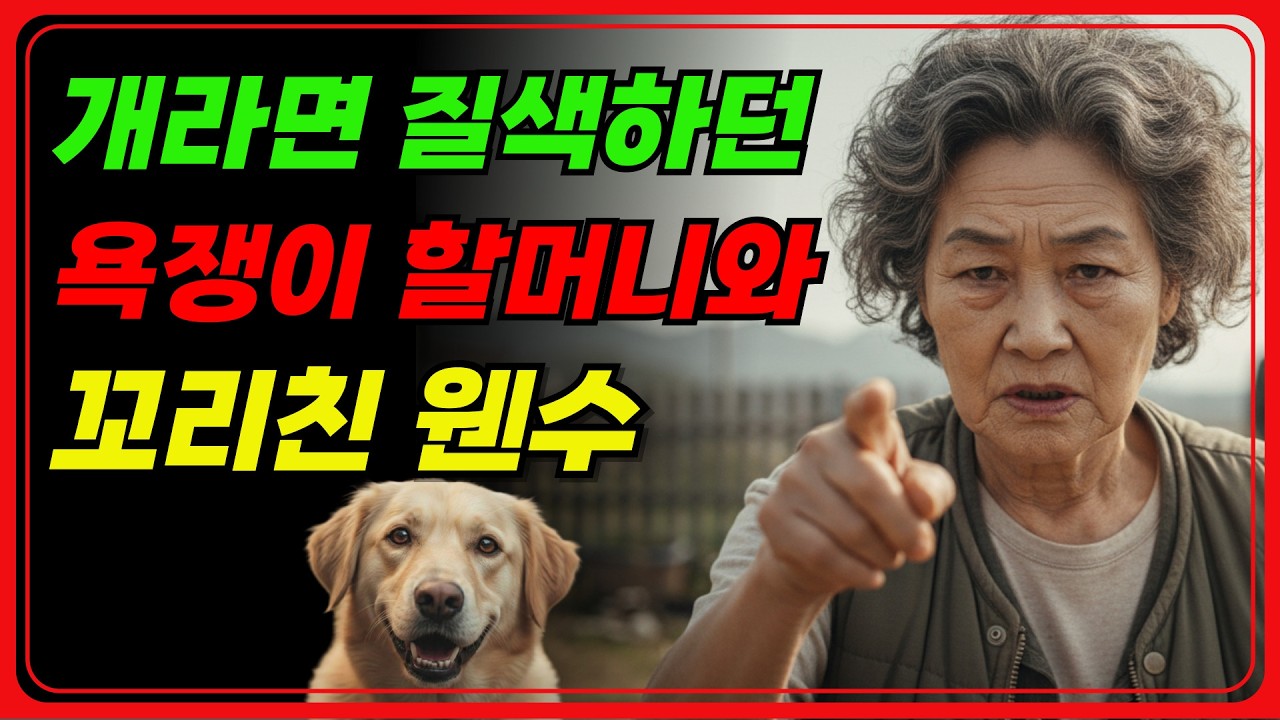 개라면 질색하던 욕쟁이 할머니와 꼬리친 웬수 유기견