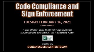 SIGN ENFORCEMENT