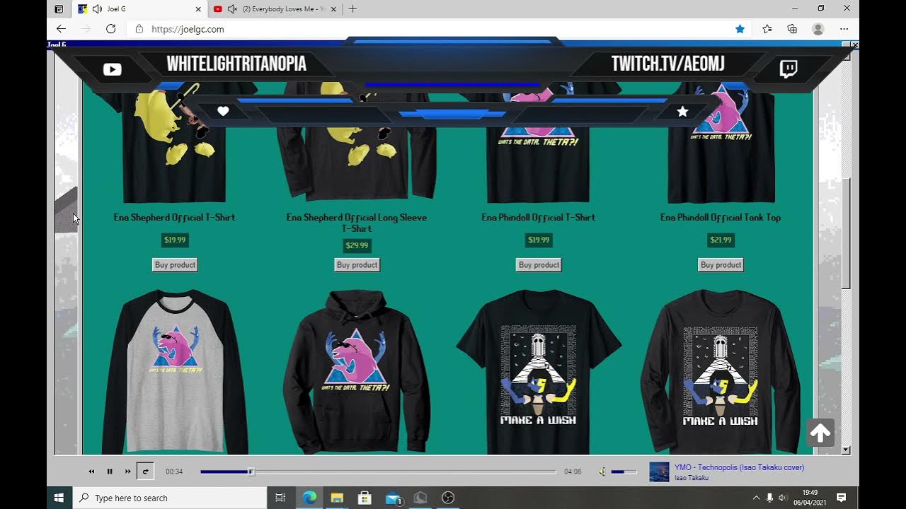 Joel G site easter eggs (DESC for timestamp) YouTube