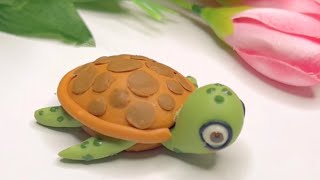 Easy clay turtle| Kids DIY| Tutorial। clay se कछूआ कैसे बनाए
