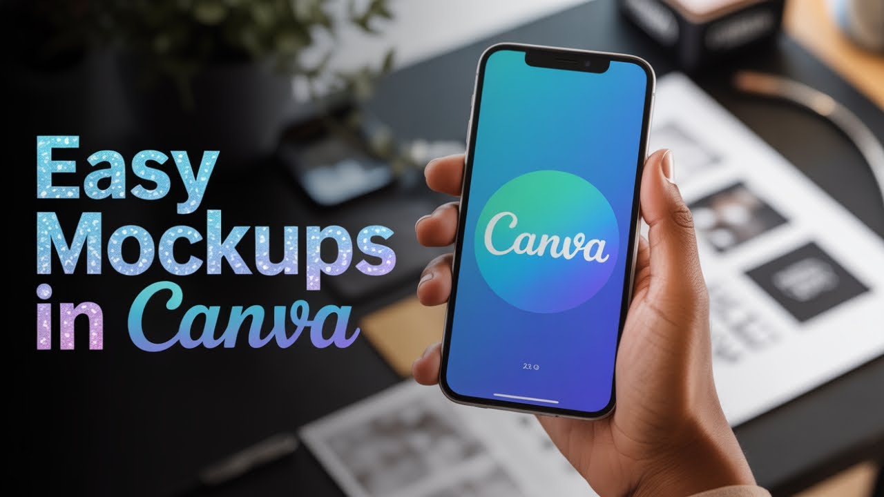 Make Canva Mockups in 2 Minutes! Beginner Tutorial for Etsy Sellers!