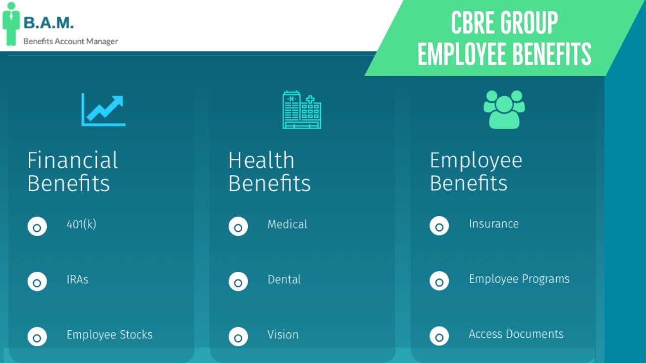 CBRE Group Employee Benefits Benefit Overview Summary YouTube