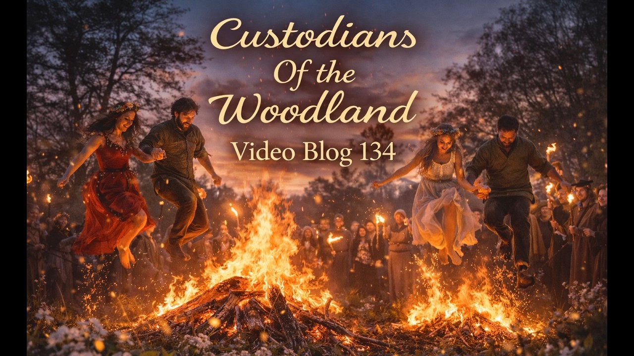 Custodian of the Woodland blog 134. Crossing the Fire, Beltane festival, Awakening the fire spirits.