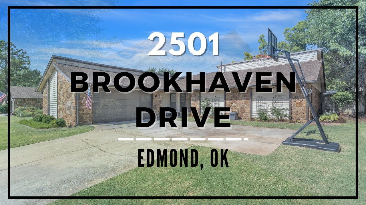 Home for Sale at 2501 Brookhaven Dr. Edmond, OK 73034 YouTube