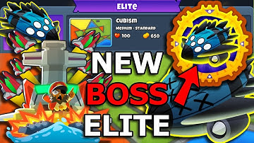 NEW BOSS VORTEX || FIRST EVER Elite Tutorial || No Abilities, No RNG || Cubism (BTD6)