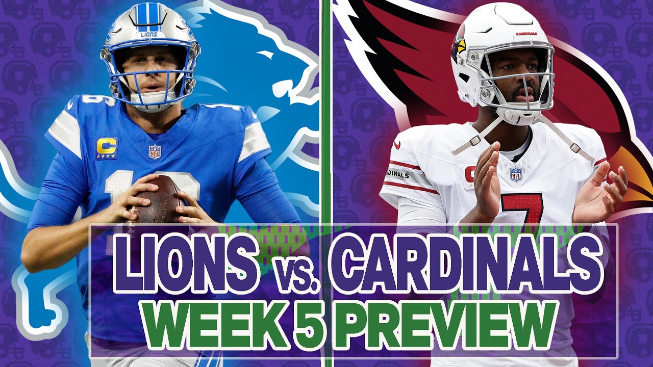 Lions vs. Cardinals Week 5 Preview