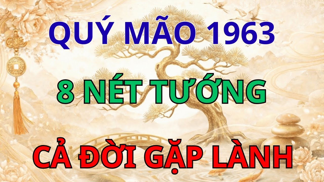 Quý Mão 1963: Nếu Có 8 Nét Tướng Này, Hậu Vận Hưởng Phúc Trời Ban, Bình An Tự Tại.