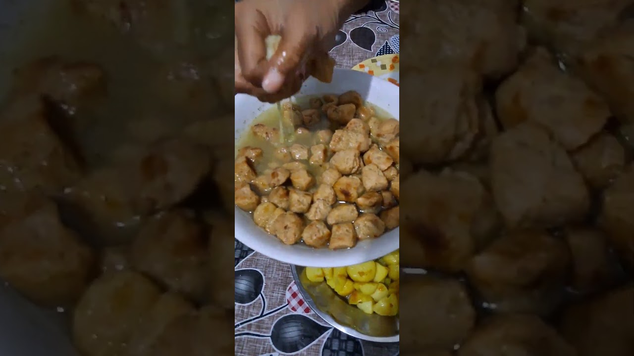 Aalu Soyabean Ki Sabji #recipe #food #indianfood #easyrecipe