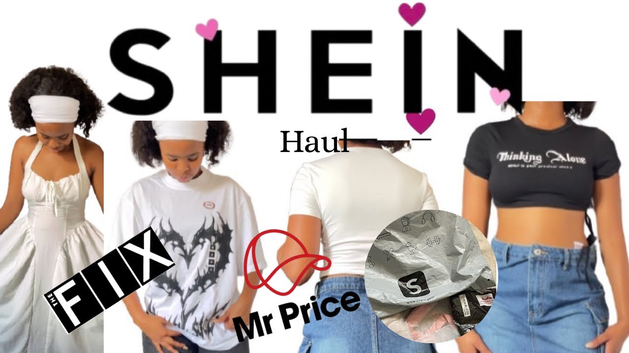 #vlog : clothing Haul : shein, Mr Price and The Fix 