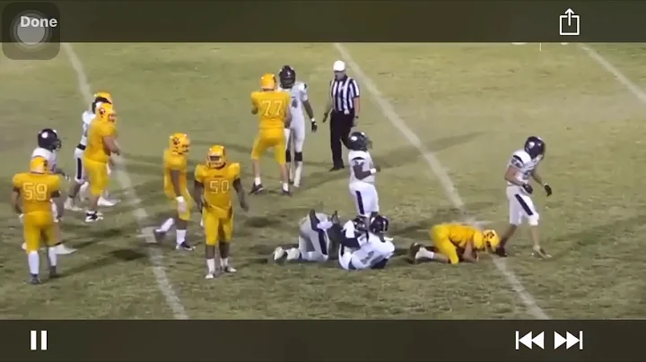 Tanner Vaughan #36 sophomore varsity highlights cl...
