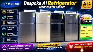 Samsung Bespoke AI Refrigerator | 530L Frost Free Fridge | 2026 Energy Rating & Price 🧊