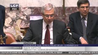 L&#39;assemblee nationale adopte le projet de loi sur le mariage pour tous