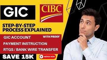 How I paid my GIC within 2 days | Bank Charges | CIBC Canada 🇨🇦