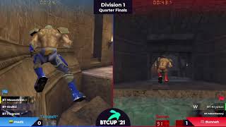 Unreal Tournament 99 Bunnytrack Cup2021 Semi Finals Highlights Division 1