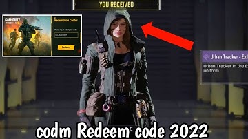 August 11 Redeem code codm 2022  | codm Redeem code 2022 | call of duty mobile Redeem code 2022 codm
