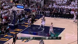 NBA, playoff 2017, Clippers vs. Jazz, Round 1, Game 6, Move 33, Jamal Crawford, assist