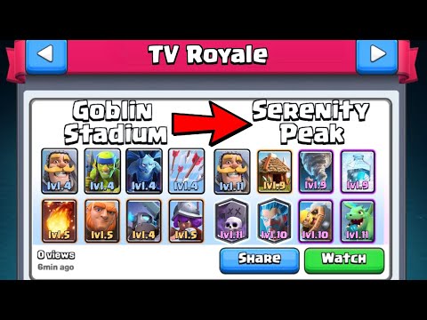 Using TV Royale decks from EVERY arena