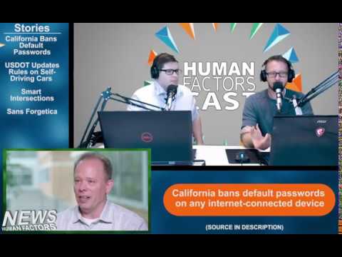 HFCast Ep108 - Default Passwords, Smart Intersections, and Fonts to Remember