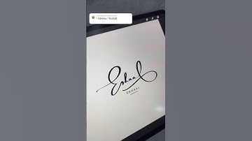 Eshaal  | Signature Name Request |  #signature #calligraphy #art #artbyjadmerc