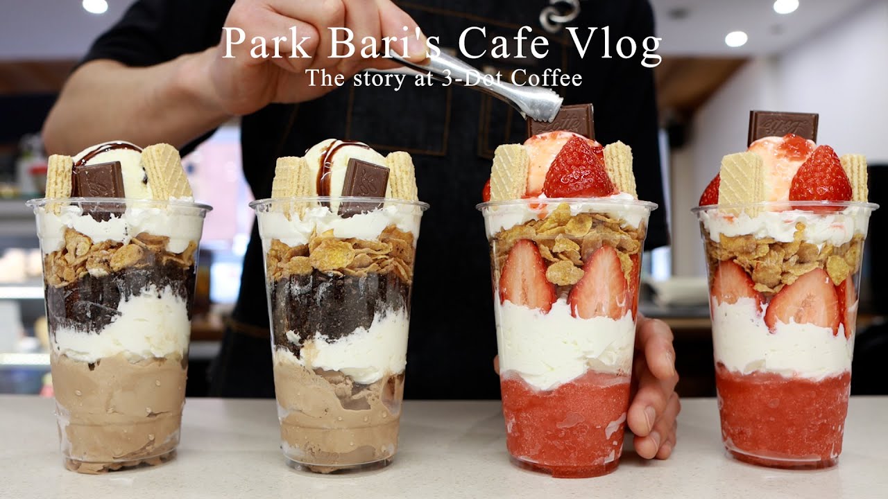 ⁣cafe vlog | 🍫🍓초코가 좋아? 딸기가 좋아?🍫🍓 | 카페 브이로그 | asmr | 개인카페 | 음료제조