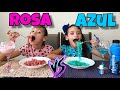 24 HORAS COMENDO COMIDAS ROSA VS AZUL