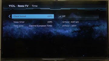 How To Switch 12h & 24h Format On 40 Inch TCL Roku TV Class 3 Series