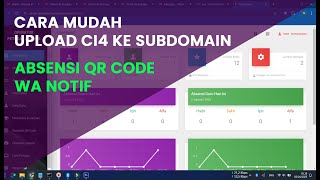 CARA MUDAH UPLOAD CI4 (CODEIGNITER) KE SUBDOMAIN HOSTING ONLINE