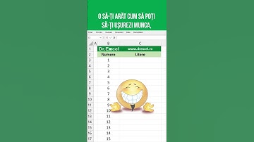 Cum Poți să Generezi Toate Literele Alfabetului în Excel