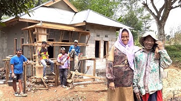 UPDATE BEDAH RUMAH RATNA & PAK KUSNADI MEREKA BAHAGIA MESIN POMPA AIR BAHAN MATERIAL TIBA DI LOKASI