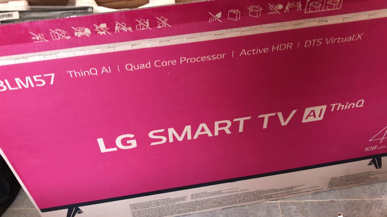 Think Q Unbox LG smart TV 43 inch AI think Q - YouTube